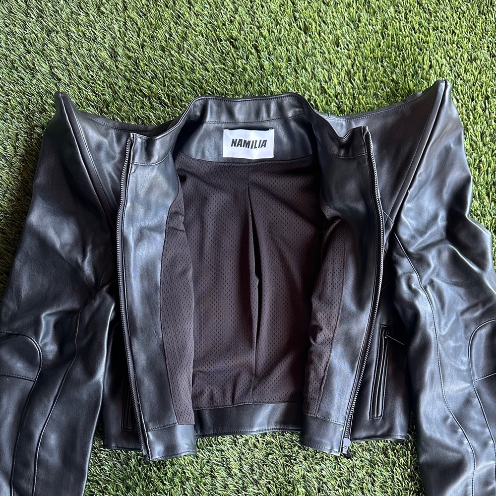 NAMILIA Spike Moto Jacket Size Small - Picture 4 of 8